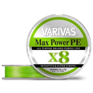 Plecionka Varivas Max Power X8 Premium 1.5 PE - 28,6lbs - 150m - Lime Green - obrazek 2