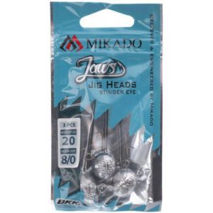Główka MIKADO Jaws Stinger Eye Jig 15gr - 4/0 BN - op.3szt. - obrazek 2