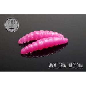 Przynęta Libra Lures Larva 3.5cm 018 - pink pearl - 12szt (zapach serowy) - obrazek 2
