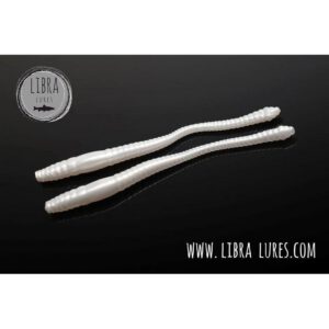 Przynęta LIBRA LURES Dying Worm 7cm -004 - silver pearl- 15szt (zapach krylowy) - obrazek 2