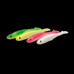 Zestaw gum SAVAGE GEAR Slender Scoop Shad 11cm 7g Dark Water Mix - 4szt - obrazek 2