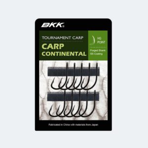 Haczyki Karpiowe BKK Carp Continental rozmiar 8, op. 10szt - obrazek 2