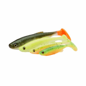 Zestaw gum SAVAGE GEAR Fat Minnow T-Tail 10.5cm 11g DarkWater Mix - 5szt - obrazek 2