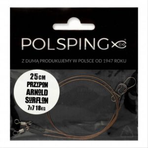 Przypon Polsping Surflon 7x7 Camo 30kg 60cm - 2 szt. - obrazek 2