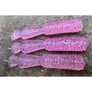 Przynęta Great Fish GF2 Leech - 6cm - 1.8g - Glitter Pink - Bezzapachowy - 10szt. - obrazek 2