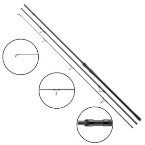 Wędka DAIWA Black Widow Carp XT 3.60m 3lb (3sec) - obrazek 1