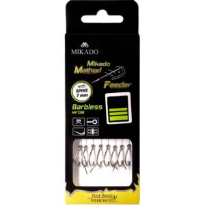 Przypon MIKADO MF z igłą- hak bez zadziora nr 8 DB / plecionka: 0.12mm/10cm - op.8szt. - obrazek 2