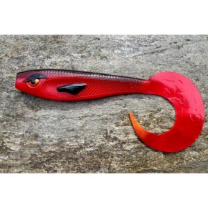 Przynęta Great Fish Rocky Twister - 15cm - 19g - Toxic Red - 1szt. - obrazek 2