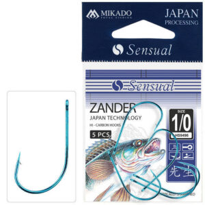 Haczyki Mikado SENSUAL - ZANDER Nr 1/0 - torebka 5szt. - obrazek 2