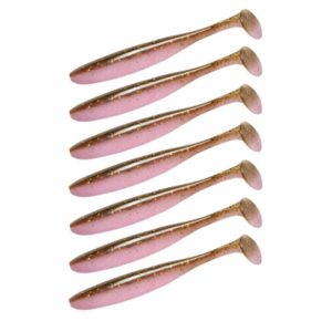 Keitech Easy Shiner 4"/10,16cm LT#52 Green Pumpkin Pink - 7 szt. - obrazek 1