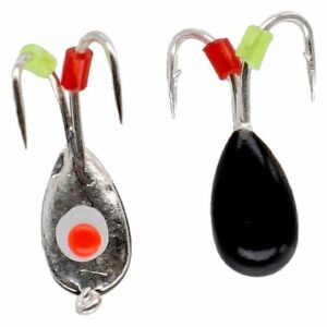 Żuczek podlodowy Mikado Ice Bug 4mm - wolfram - Czarno-srebrny - obrazek 1