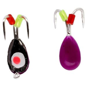 Żuczek podlodowy Mikado Ice Bug 4mm - wolfram - Fioletowo-czarny - obrazek 1