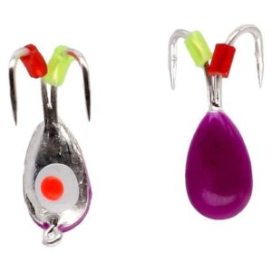 Żuczek podlodowy Mikado Ice Bug 4mm - wolfram - Fioletowo-srebrny - obrazek 1