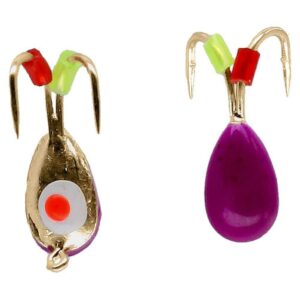 Żuczek podlodowy Mikado Ice Bug 4mm - wolfram - Fioletowo-złoty - obrazek 1