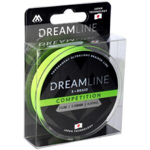 Plecionka MIKADO DreamLine Competition FLUO GREEN 0.16mm15.54kg150m - op. 1szp.