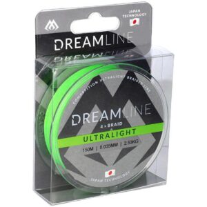 Plecionka MIKADO DreamLine Ultralight FLUO GREEN 0.058mm4.43kg150m - op. 1szp. - obrazek 1