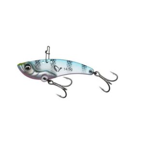 Cykada SAVAGE GEAR VIB BLADE 4.5CM 8.5G BLUE PINK STRIPES - obrazek 1