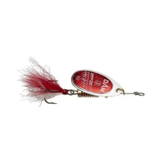 Obrotówka EFFZETT STANDARD DRESSED SPINNER #4 10G REFLEX RED - obrazek 1