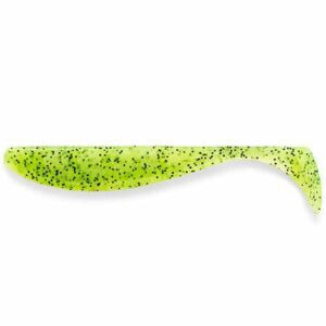 Przynęta FishUp Wizzle Shad 2" (5cm) - #055 Chartreuse/Black - 10 szt. - obrazek 1