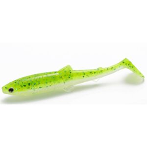Guma WESTIN BullTeez Shadtail 9.5cm 7g Sparkling Chartreuse - obrazek 1
