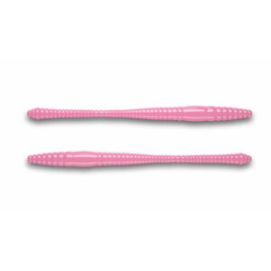 Przynęta LIBRA LURES Dying Worm 8cm -017 - bubble gum- 12szt (zapach krylowy) - obrazek 1