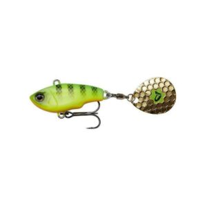 Wirujący ogonek SAVAGE GEAR FAT TAIL SPIN 8CM 24G FIRETIGER - obrazek 1