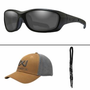 Okulary polaryzacyjne Wiley X - GRAVITY CAPTIVATE Polarized Smoke Grey Matte Black Frame - obrazek 4