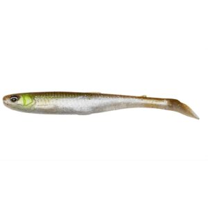 Guma SAVAGE GEAR Slender Scoop Shad 11cm 7g - Green Silver - obrazek 2