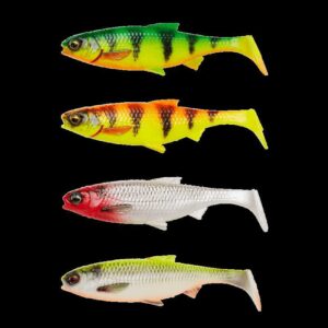 Zestaw przynęt SAVAGE GEAR 3D LB River Roach 12cm Dark Water MIX - 4 szt - obrazek 1