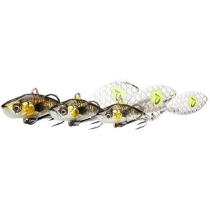 Wirujący ogonek SAVAGE GEAR 3D Sticklebait Tailspin 8cm 18g - Green Silver Ayu - obrazek 2
