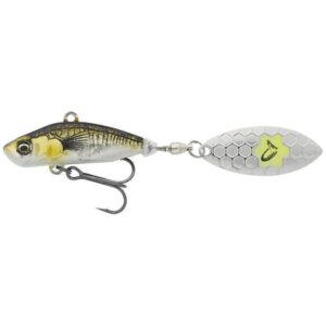 Wirujący ogonek SAVAGE GEAR 3D Sticklebait Tailspin 8cm 18g - Green Silver Ayu