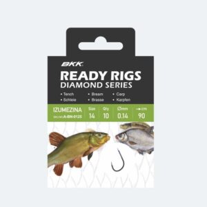 Haczyki z przyponem BKK Izumezina BN 4#, Ø 0.22mm, 70cm - obrazek 2