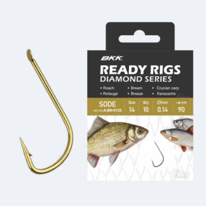 Haczyki z przyponem BKK Sode GD 8#, Ø 0.16mm, 70cm - obrazek 1