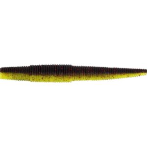 Przynęta WESTIN Ned Worm 7cm Black/Chartreuse 1 szt. - obrazek 1