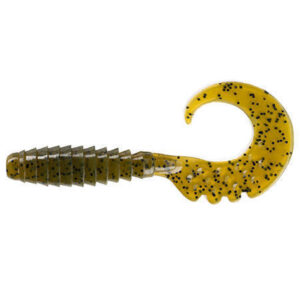 Przynęta FishUp Fancy Grub 2, 5” (6, 35 cm) - #074/Green Pumpkin Seed - 10 szt. - obrazek 1