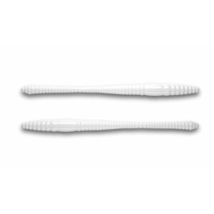 Przynęta LIBRA LURES Dying Worm 8cm - 001 - white - 12szt (bez zapachu) - obrazek 1