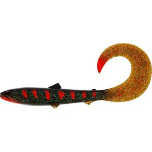 Guma WESTIN BullTeez Curltail 21cm - 49g - Motoroil Blood - obrazek 1