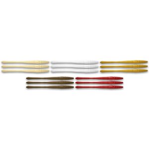 Przynęta LIBRA LURES Dying Worm 7cm -MIX- 001/ 005/ 021/ 036/ 038 (po 3 sztuki z koloru) (bez zapachu) - obrazek 1