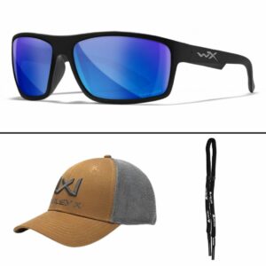 Okulary Wiley X - PEAK Captivate Blue Mirror Matte Black Frame - obrazek 4