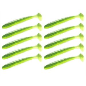 Keitech Swing Impact 2.5"/6,35cm - LT#62 Chart Lime Shad - 10szt. - obrazek 1