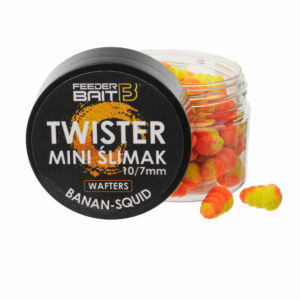 FEEDER BAIT Mini Ślimak Twister Wafters 11/8mm - Banan & Squid - obrazek 1