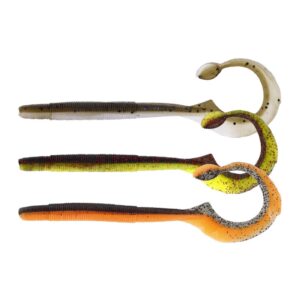 Zestaw gum WESTIN Ned Worm Curl 12cm 3g Dark Water Mix 7 - 5 szt. - obrazek 1