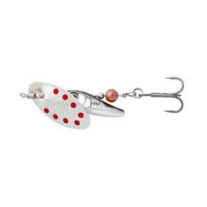 Obrotówka SAVAGE GEAR Sticklebait Spinner #3,  9.1g Dirty Silver Red - obrazek 1