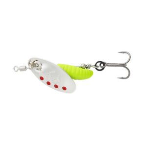 Obrotówka SAVAGE GEAR Grub Spinners #0, 2.2g Silver Red Lime - obrazek 1