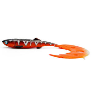 Guma MIKADO Sicario Pike Tail 10.5cm Red Tiger - obrazek 1