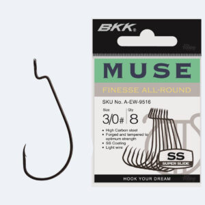 Haczyki offsetowe BKK Muse rozm. 1 - op. 9szt - obrazek 1