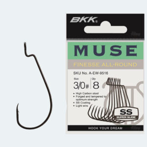 Haczyki offsetowe BKK Muse rozm. 3/0 - op. 8szt - obrazek 1