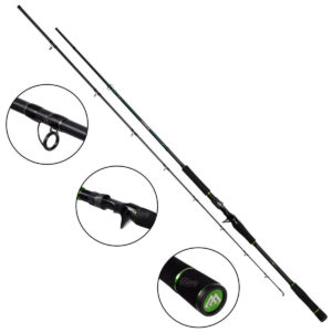Wędka Castingowa MIKADO Jaws Pike Monster 245cm c.w. 30-85g (2 sec) - obrazek 1