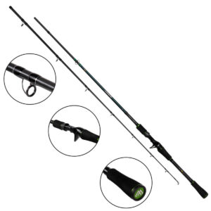 Wędka Castingowa MIKADO Jaws Crazy Jerk 190cm c.w. 30-100g (2 sec) - obrazek 2