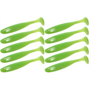 Keitech Easy Shiner 3"/7, 6 cm #026 Clear Chartreuse Glow - 10szt. - obrazek 1